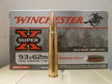 WINCHESTER CALIBRE 9,3X62 POWER-POINT 286GR