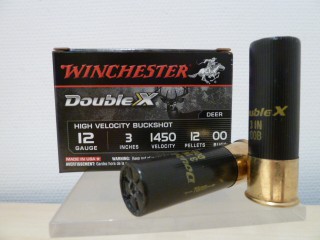 WINCHESTER CHEVROTINE 12 GRAINS CALIBRE 12 MAGNUM